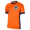 Maillot Foot Pays-Bas De Ligt 3 Domicile UEFA Euro 2024